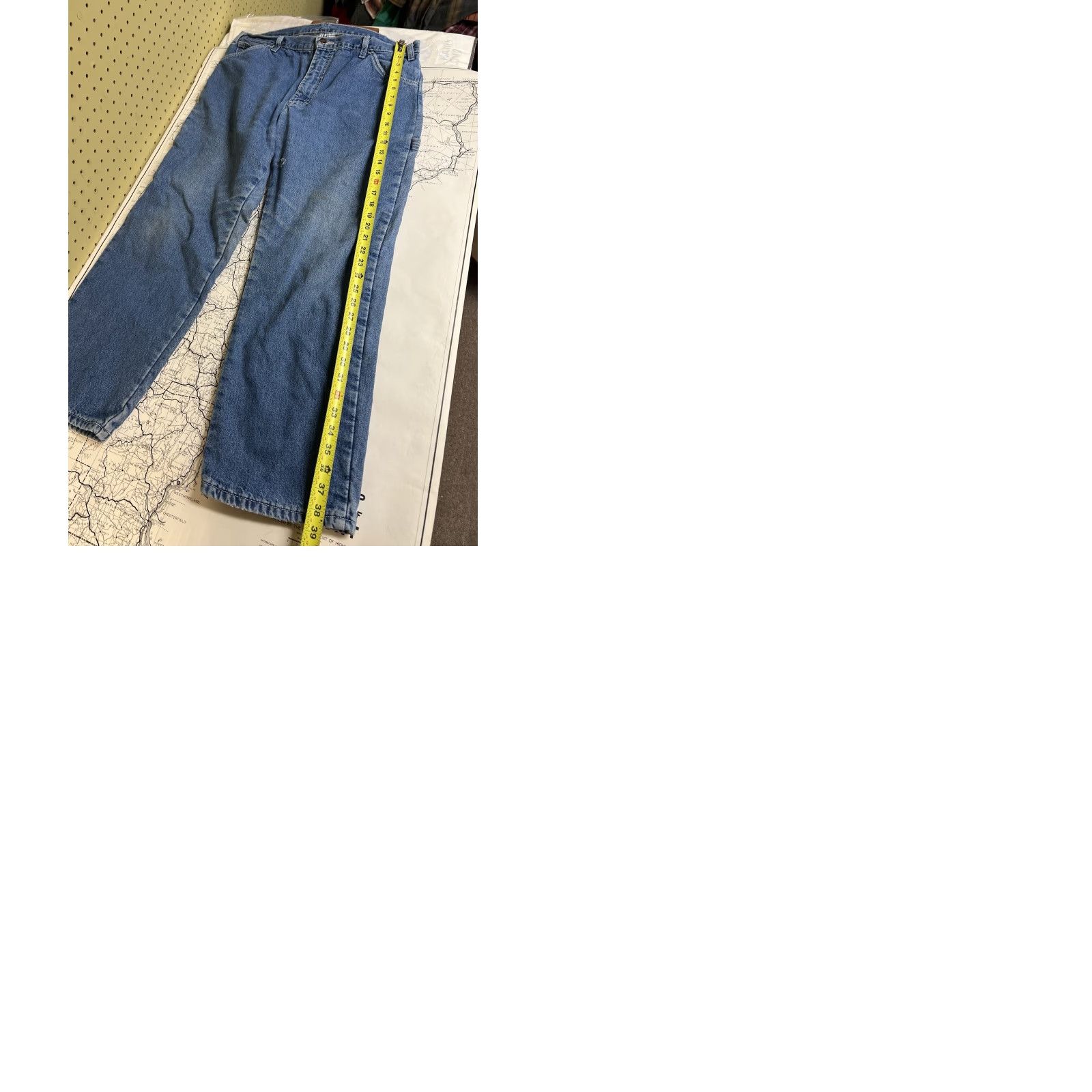 Dickies VINTAGE Dickies Jeans Flannel Lined 36x30 Relaxed Fit 90s Grunge Blue Denim Mens Jeans Size US 36 / EU 52 - 9 Thumbnail