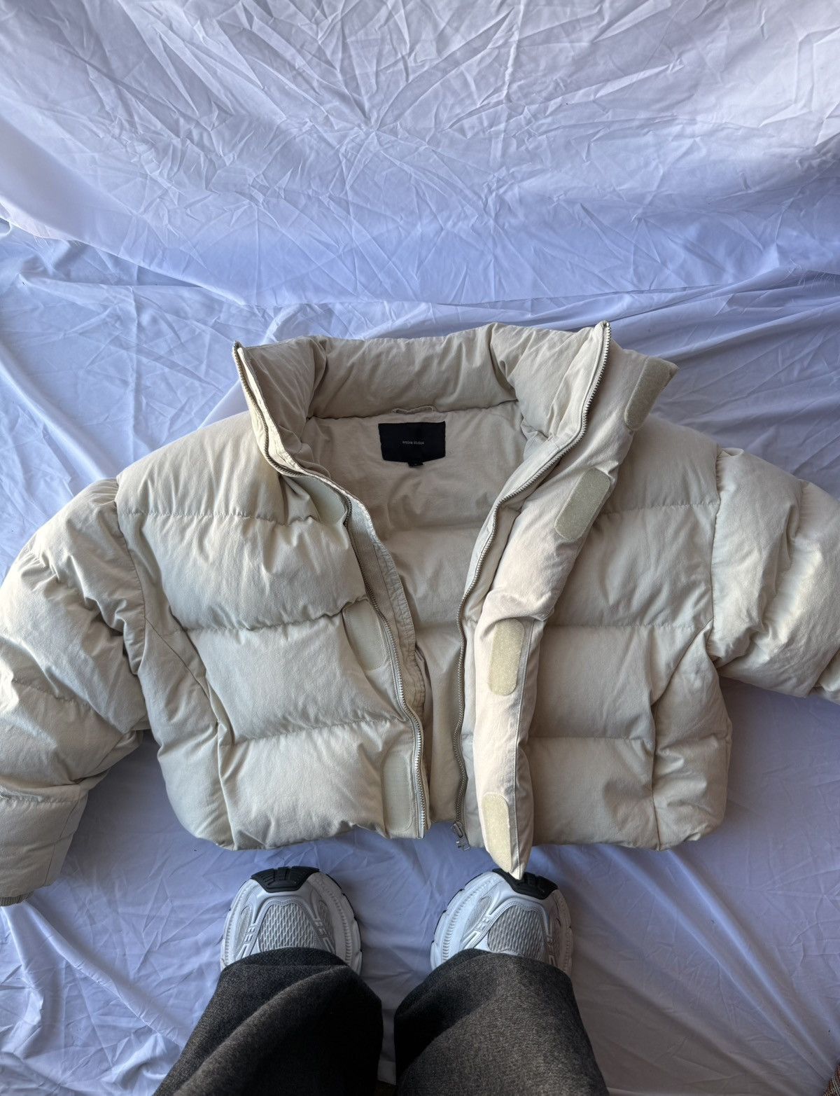Entire Studios Entire Studios Down MML Cream Puffer Jacket Size US M / EU 48-50 / 2 - 8 Thumbnail