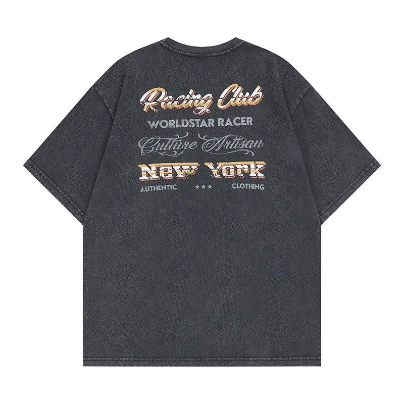 Japanese Brand Men's Loose Casual Skull Print Distressed T-Shirt Size US M / EU 48-50 / 2 - 2 Thumbnail