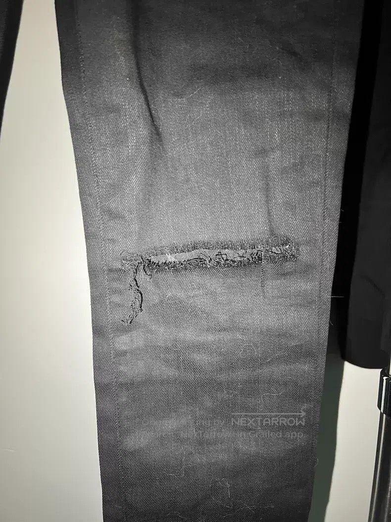 Saint Laurent Paris Saint Laurent Paris Cut and Destroyed Denim Jeans i Size US 27 - 3 Thumbnail
