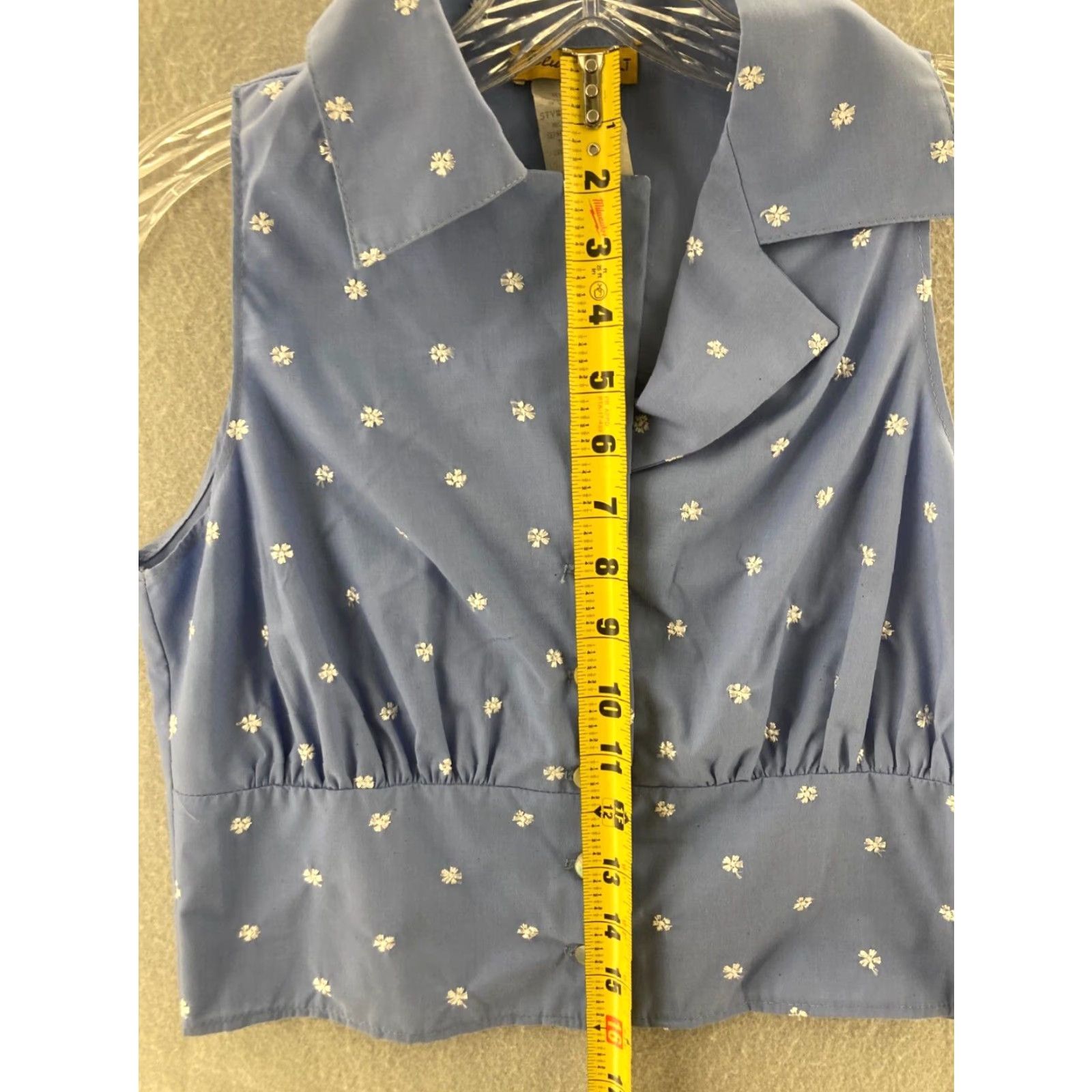 Vintage VINTAGE Blue Asphalt Blouse Womens Small Size S / US 4 / IT 40 - 3 Thumbnail