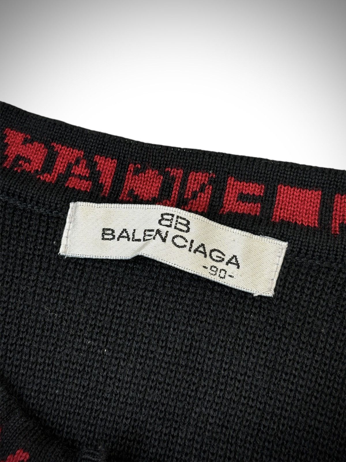 Balenciaga 2000’s Balenciaga Paris - Big Logo Knitwear Vest Size US M / EU 48-50 / 2 - 4 Thumbnail