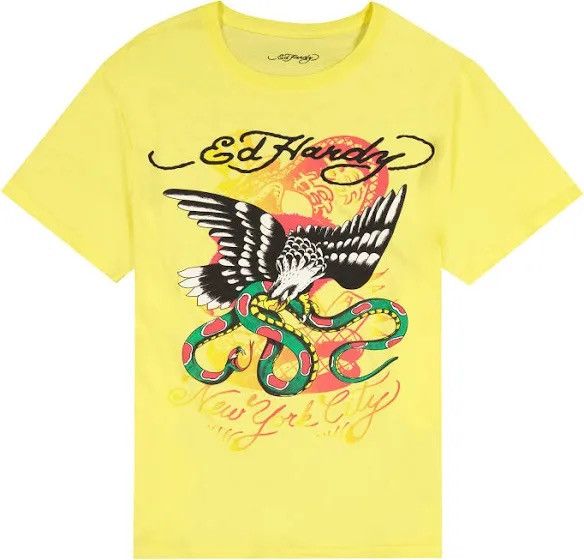 Ed Hardy Ed Hardy Eagle Snake Throwback Tee Size US XXL / EU 58 / 5 - 1 Thumbnail