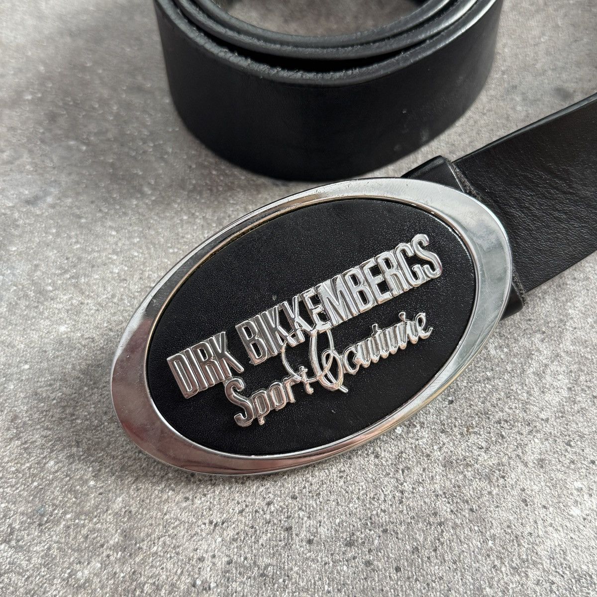 Dirk Bikkembergs Dirk Bikkembergs Sport Couture Vintage Archive Leather Belt Size ONE SIZE - 5 Thumbnail