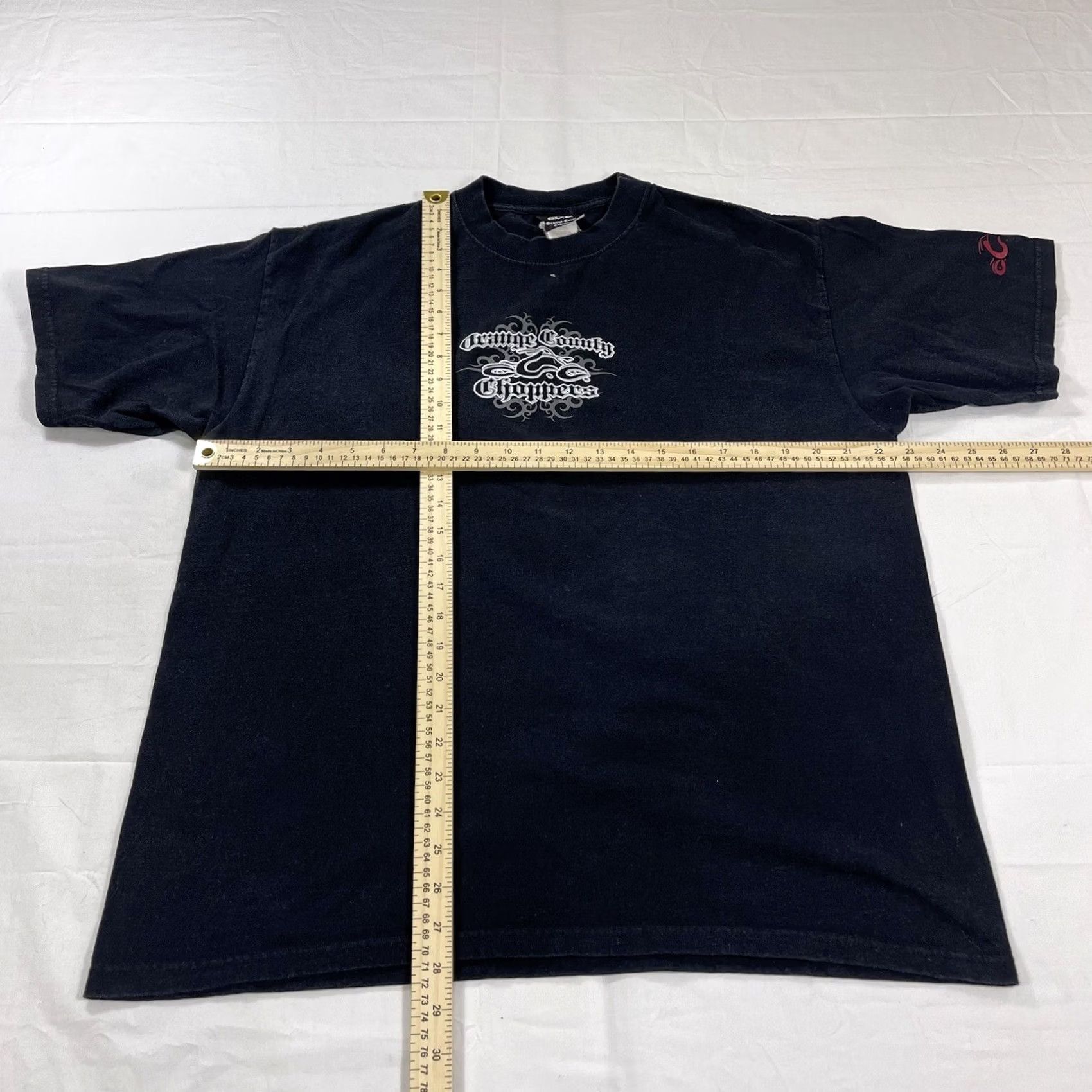 Vintage VINTAGE Orange County Choppers T-Shirt XL Black 90s 2X Sword Graphic Motorcycle Biker USA Men Shirt Size US XL / EU 56 / 4 - 2 Thumbnail