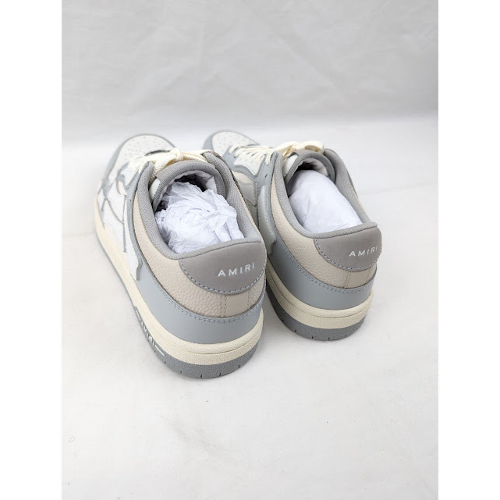 Amiri o1rshd1 Skelton Low-Top Sneakers in Grey Size US 10 / EU 43 - 18 Thumbnail
