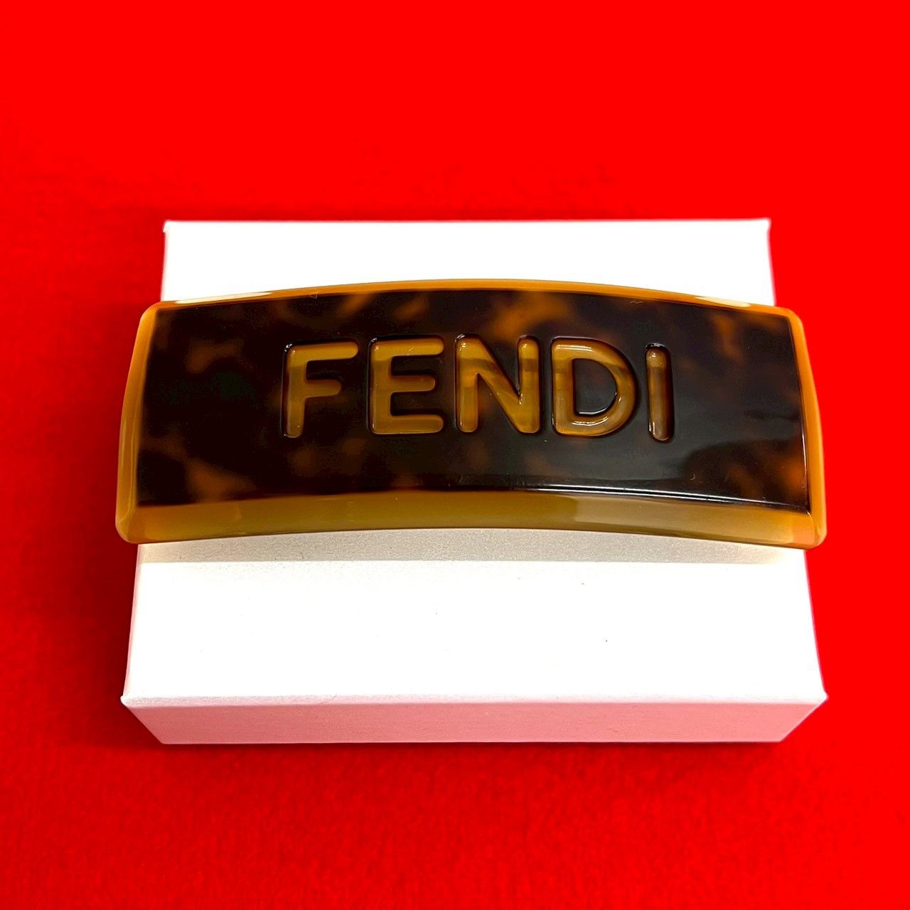 Fendi Fendi Fendi Tortoiseshell Barrette Plastic / Synthetic Other DUTY FREE for USA Size ONE SIZE - 1 Thumbnail