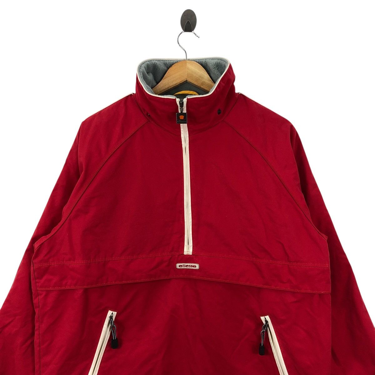 Ellesse × Vintage Vintage ELLESSE PERUGIA ITALIA Anorak Kangaroo Pocket Jacket Size S / US 4 / IT 40 - 2 Thumbnail