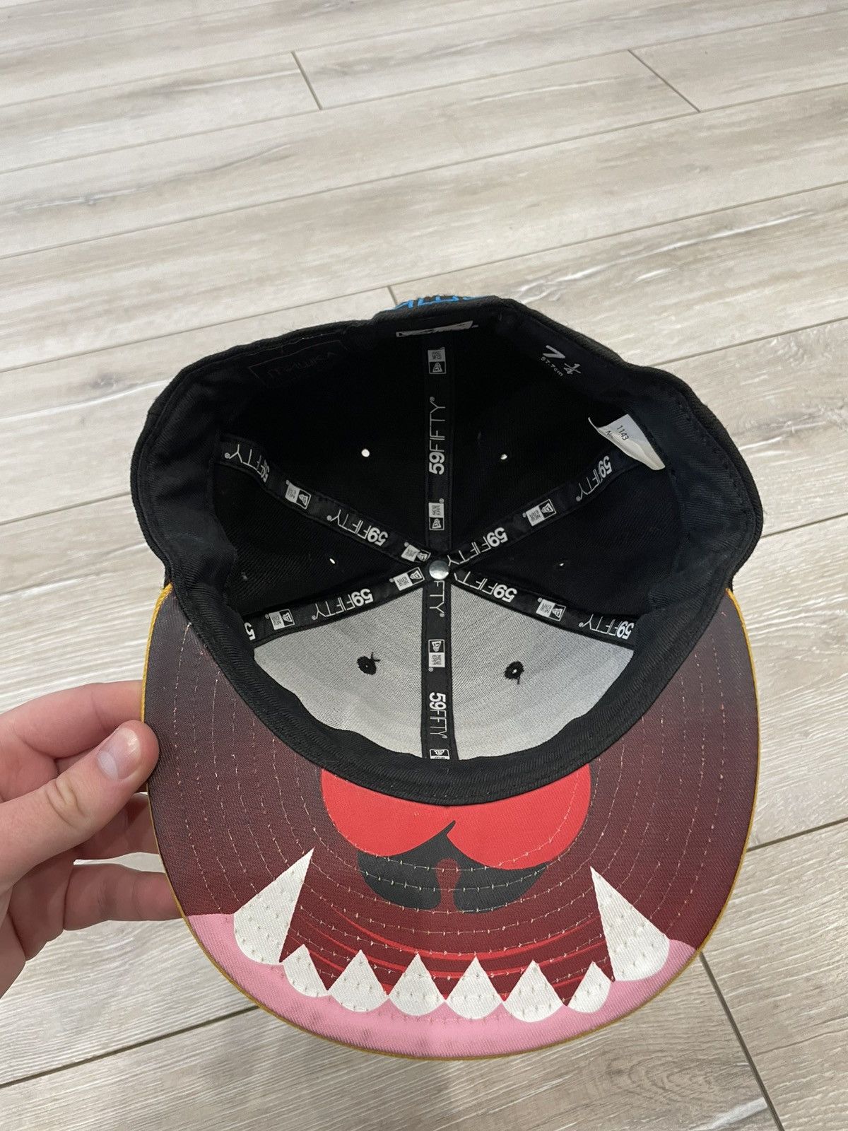 New Era Hat - Mishka Keep Watch New Era - Black Yellow Size ONE SIZE - 6 Thumbnail