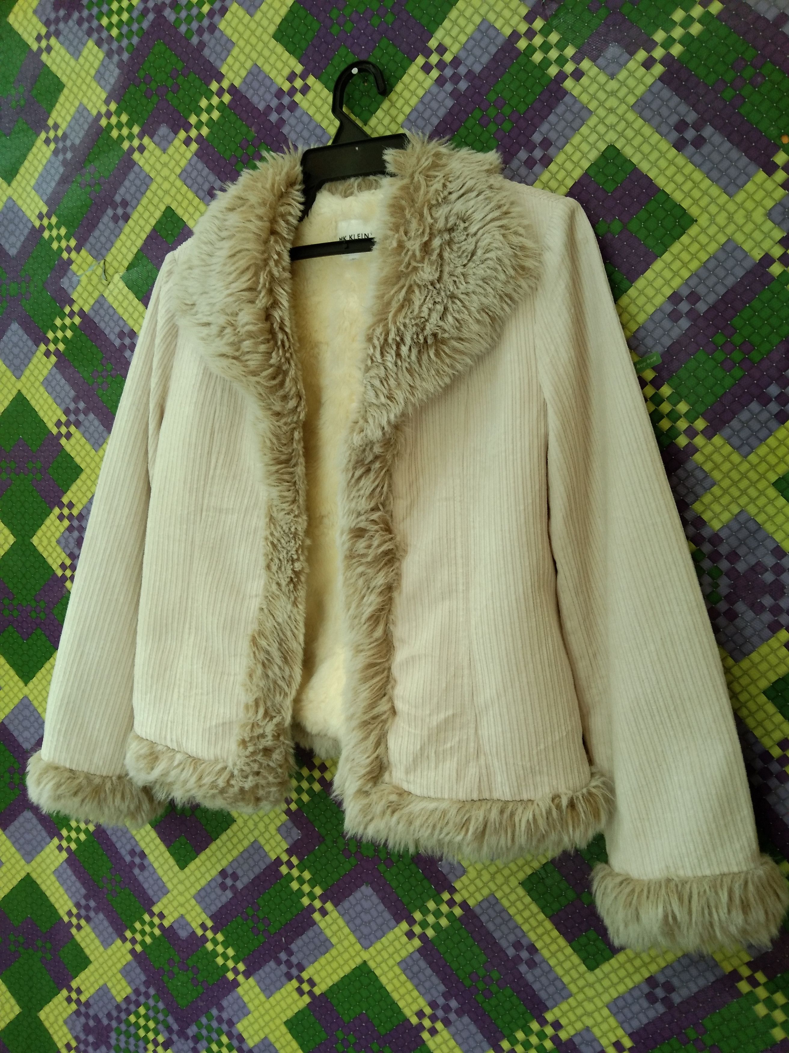 Designer × Michel Klein MK KLIEN MOHAIR BUTTON LESS JACKET Size S / US 4 / IT 40 - 2 Thumbnail