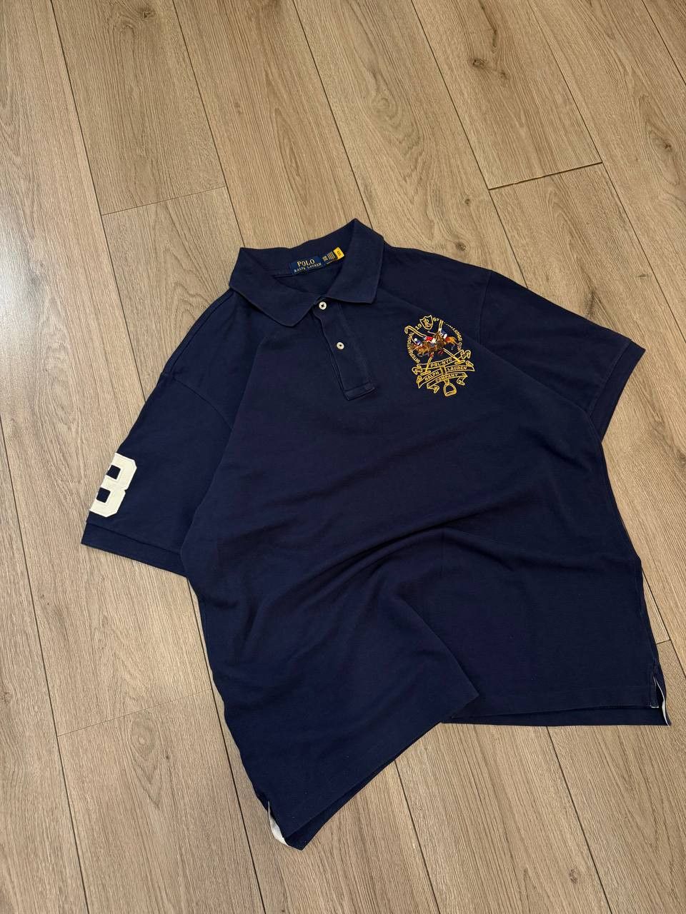 Polo Ralph Lauren Polo Ralph Lauren Men's triple Pony Navy Polo Size XL Size US XL / EU 56 / 4 - 4 Thumbnail