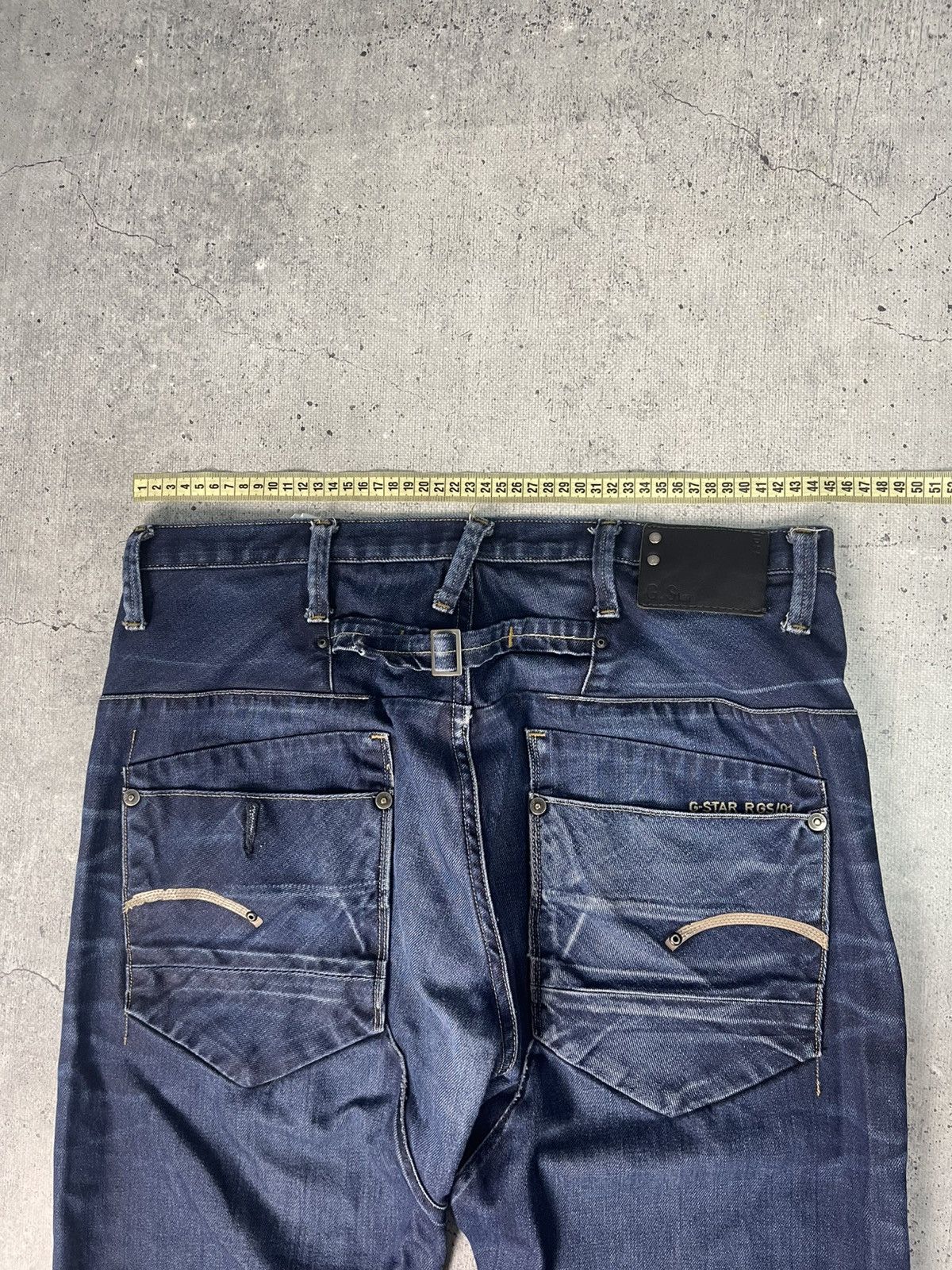 Japanese Brand crazy bondage g star raw vintage jeans if six was nine y2k Size US 34 / EU 50 - 2 Thumbnail