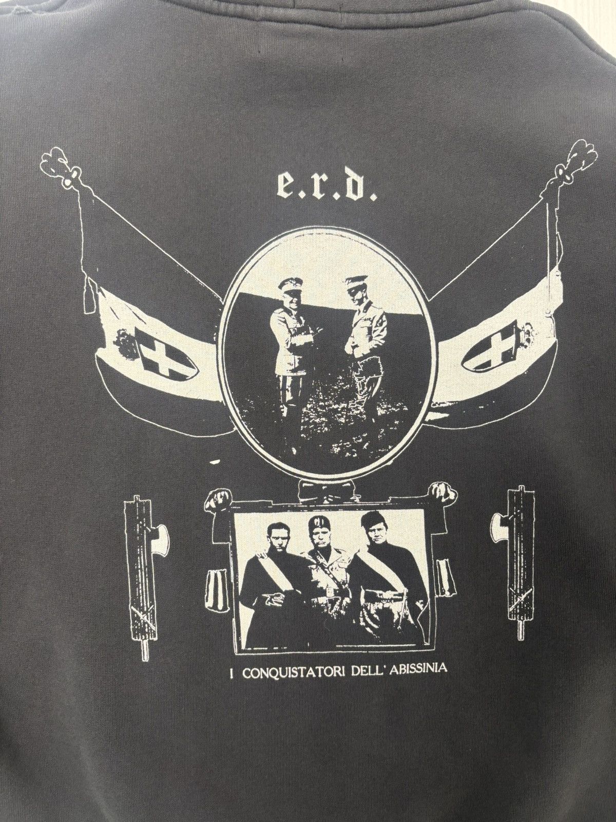Enfants Riches Deprimes ERD MAXFIELD EXCLUSIVE MUSSOLINI HOODIE Size US M / EU 48-50 / 2 - 5 Thumbnail