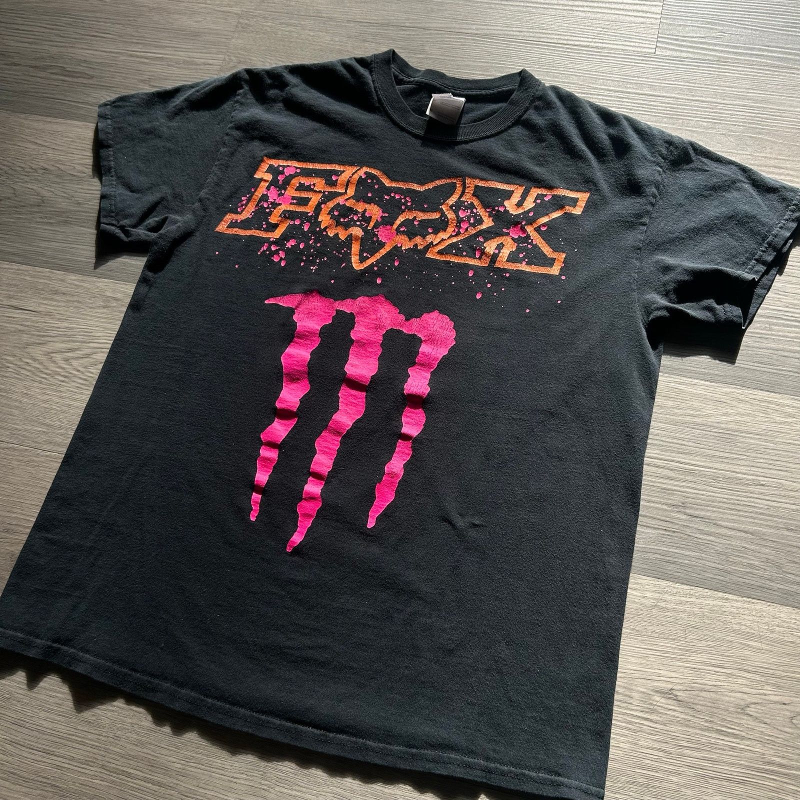 Fox Racing Vintage y2k Fox Racing Monster Energy drink Graphic Tee Size M / US 6-8 / IT 42-44 - 2 Thumbnail