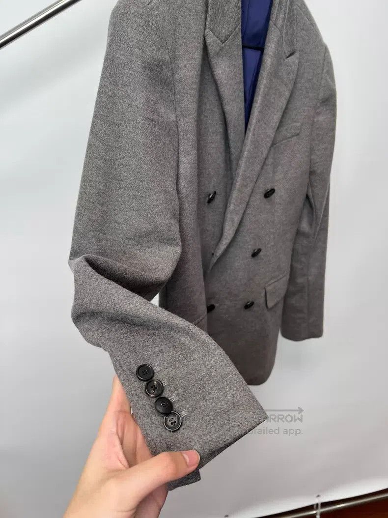 Helmut Lang Helmut Lang Purple Lined Wool Blazer Size L / US 10 / IT 46 - 4 Thumbnail