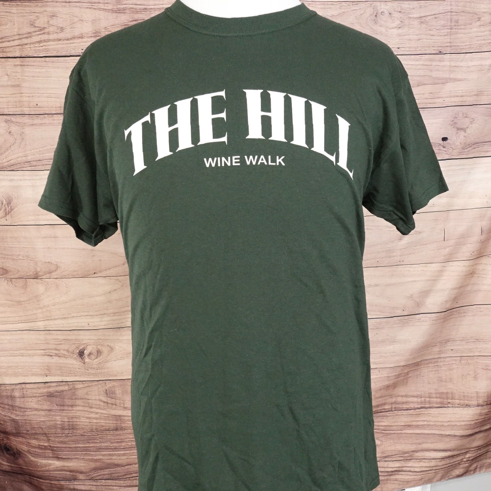 Gildan VINTAGE Unisex Cotton T-Shirt Size Large Green Italy Italy Wine Walk St Louis MO 90s Size US L / EU 52-54 / 3 - 2 Thumbnail