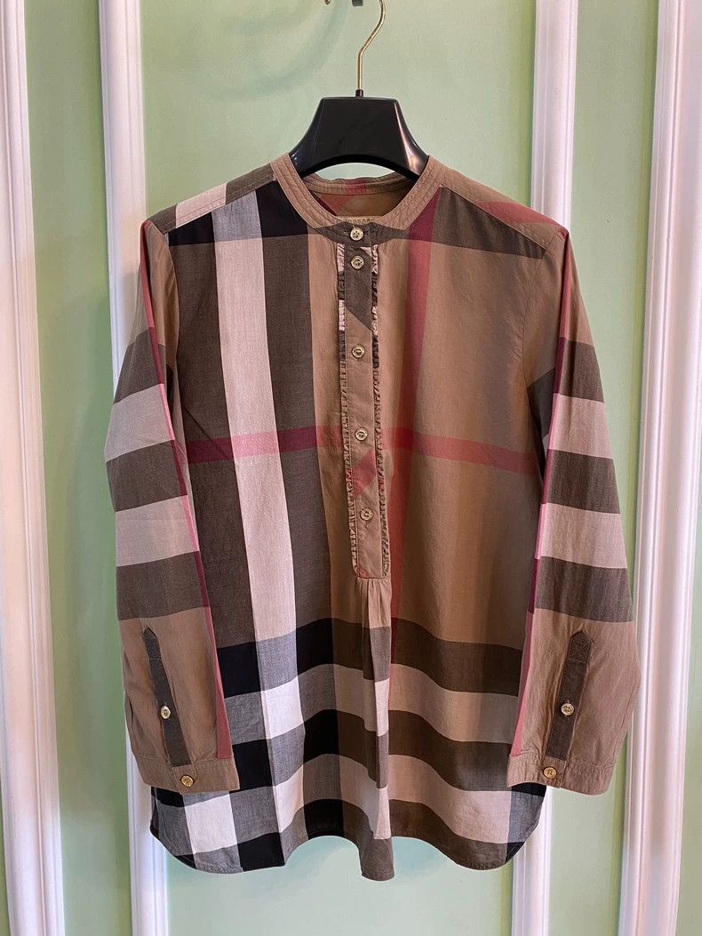 Burberry Burberry Check Doll Collar Shirt-yf Size US M / EU 48-50 / 2 - 1 Thumbnail