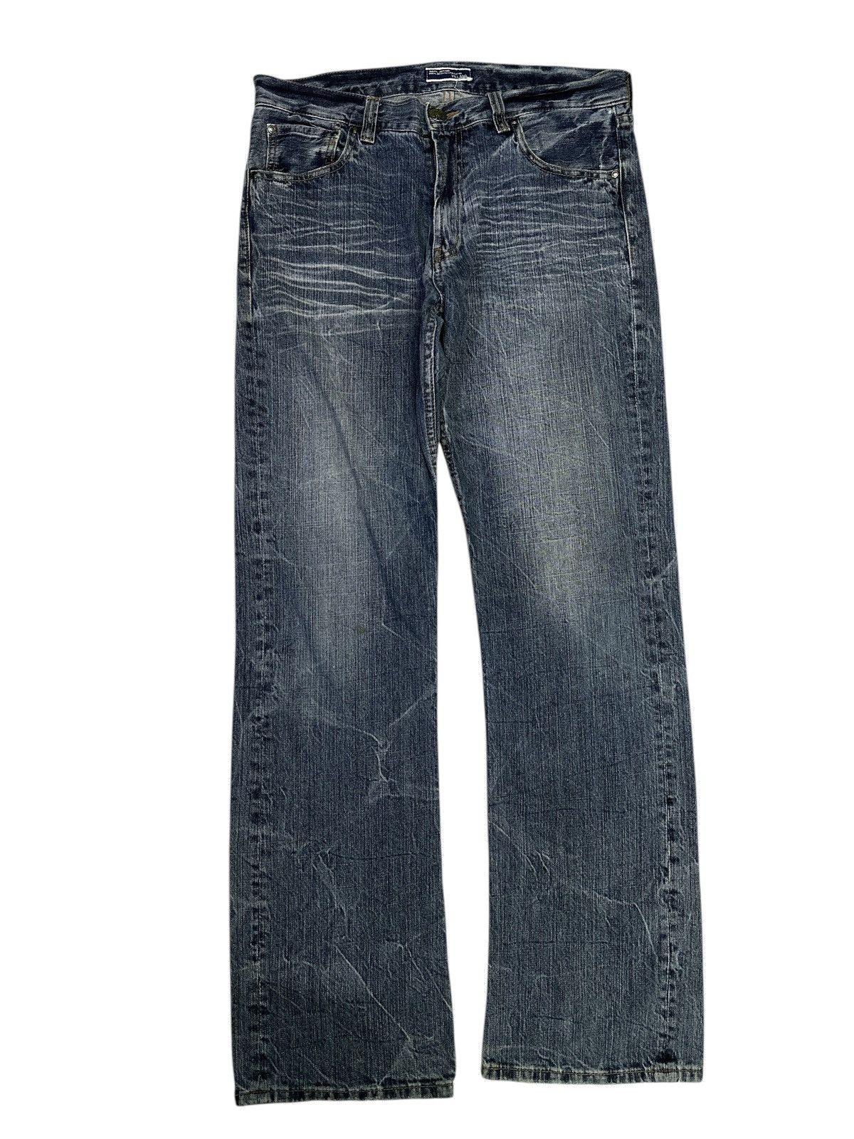 If Six Was Nine Japanese Brand Villand Bootcut Crazy Lightning Denim 💥 Size US 32 / EU 48 - 1 Thumbnail