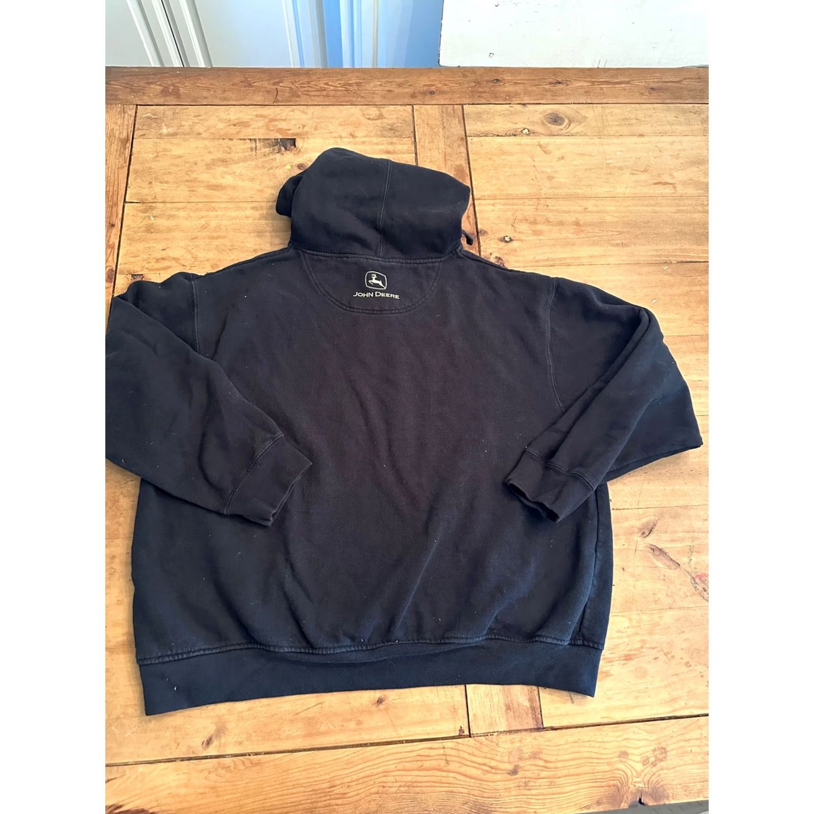 John Deere John Deere Equipment Hoodie Men XL Black Long Sleeve Pullover Size US XL / EU 56 / 4 - 6 Thumbnail