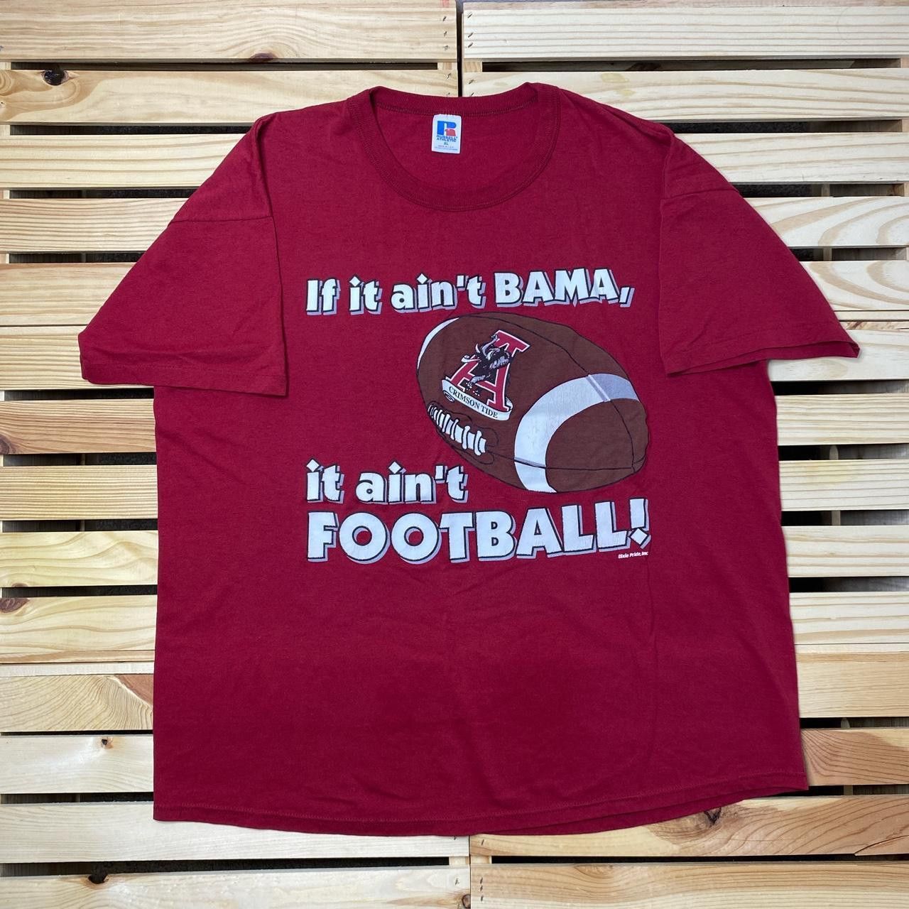 Russell Athletic Vintage University of Alabama Burgundy College Tee Size XL Size US XL / EU 56 / 4 - 1 Thumbnail