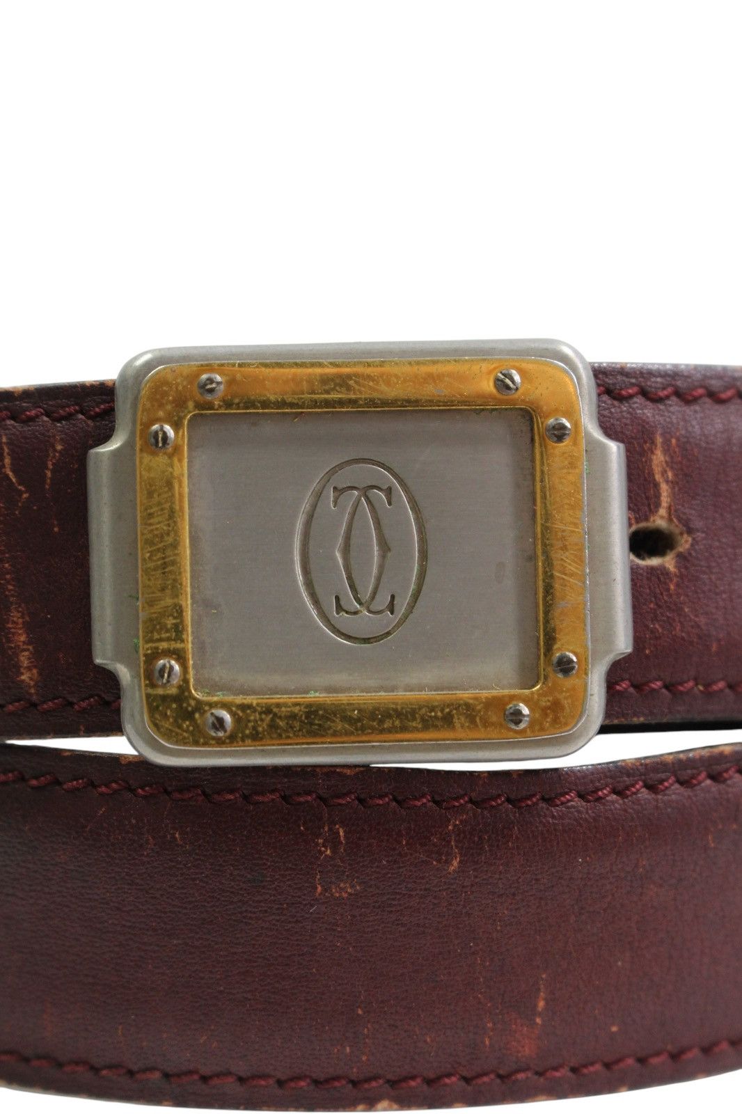 Cartier 1990S CATIER LEATHER BELT Size ONE SIZE - 4 Thumbnail