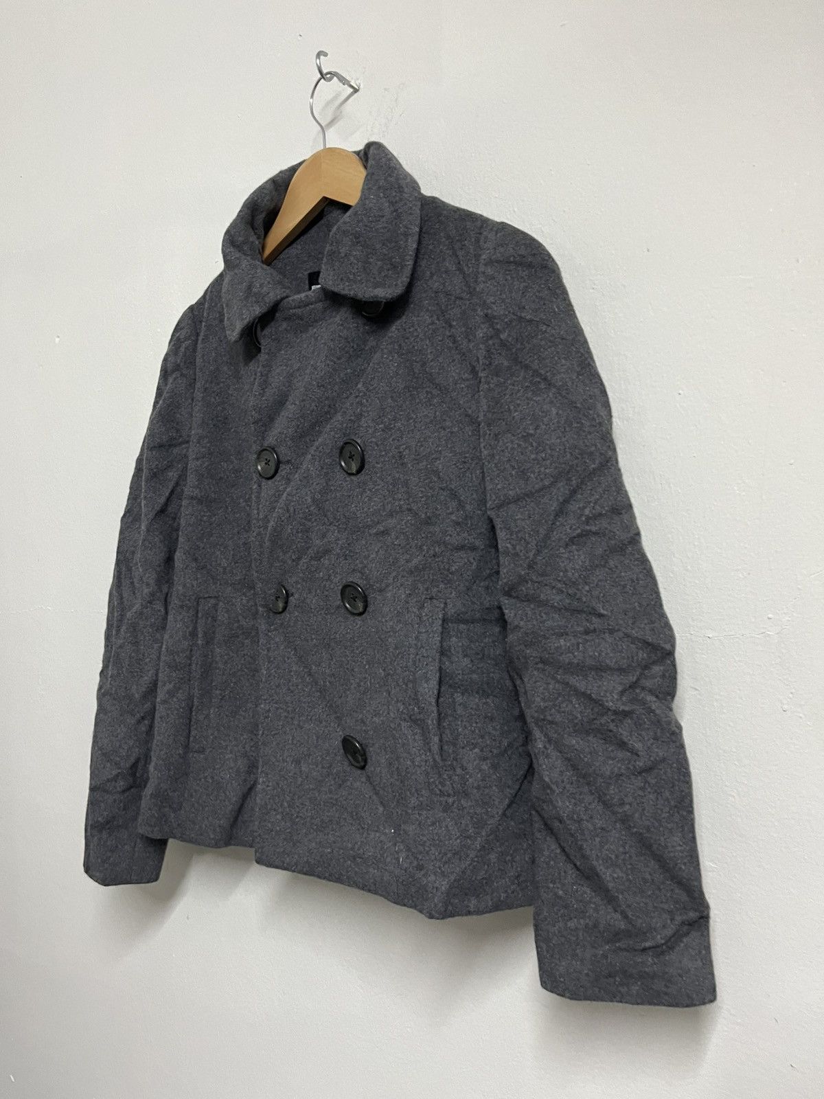 Junko Shimada 💥Junko Shimada Vintage Wool Dark Grey Classic Jackets Size XS / US 0-2 / IT 36-38 - 2 Thumbnail