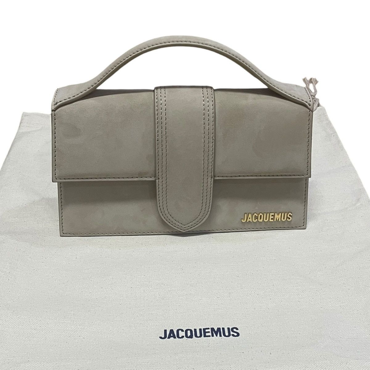 Jacquemus Jacquemus Le Grand Bambino Dove Suede Size ONE SIZE - 3 Thumbnail