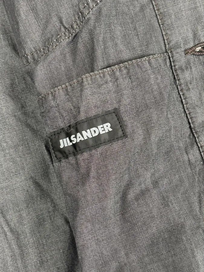 Jil Sander 2000s Jil Sander Grey Boxy Cut Denim Jacket Size US M / EU 48-50 / 2 - 9 Thumbnail