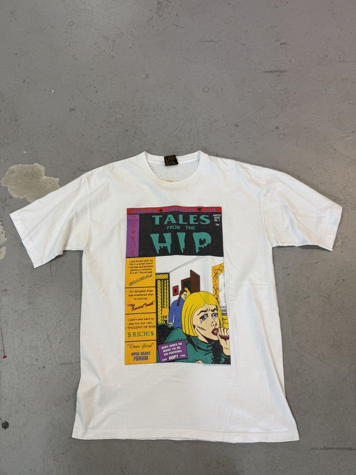 Vintage 90s The Tragically Hip “Tales Of The Hip” Band Tee
