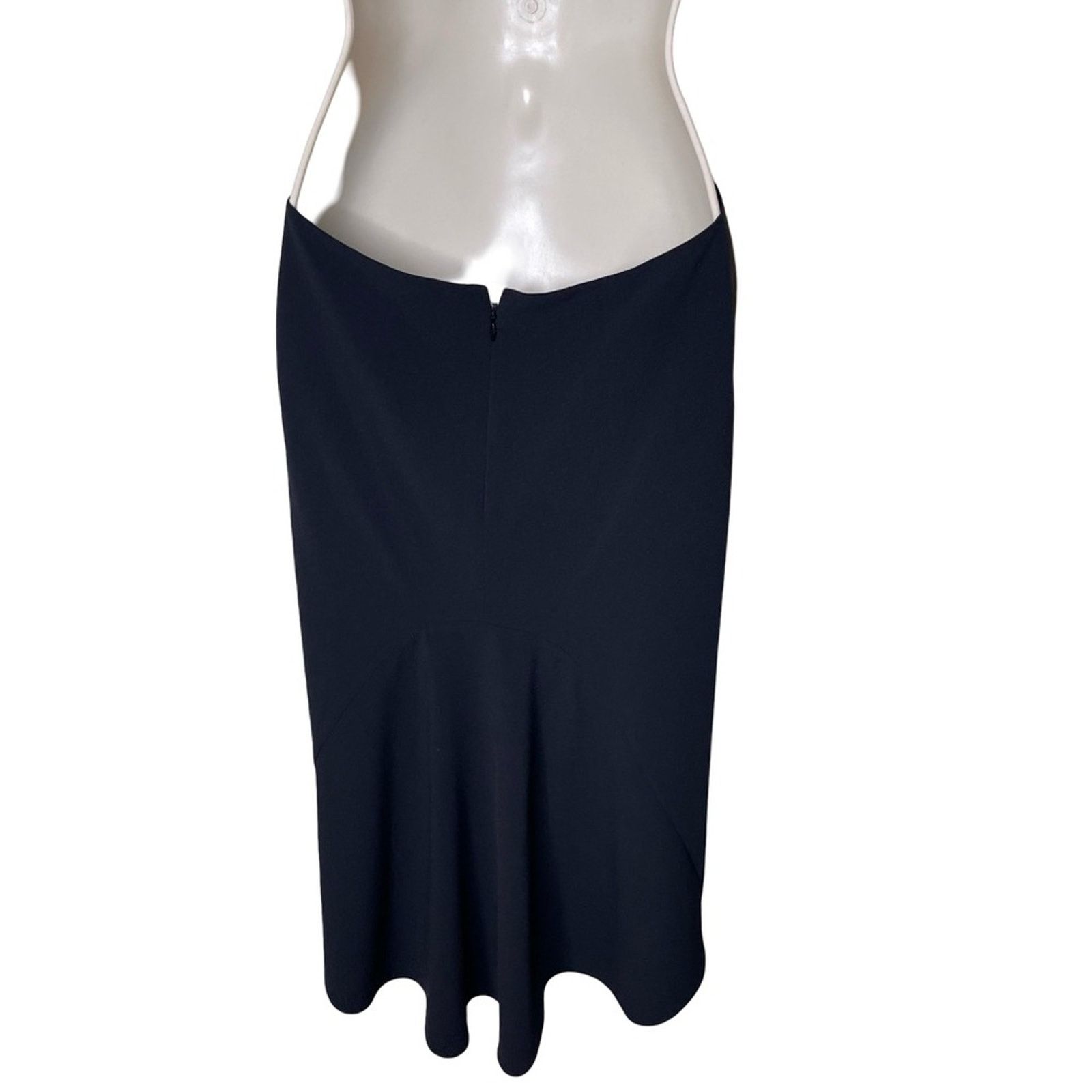 Halston Heritage Halston Heritage SLEEVELESS CUTOUT CREPE DRESS In BLACK sz 2 Size XS / US 0-2 / IT 36-38 - 8 Thumbnail