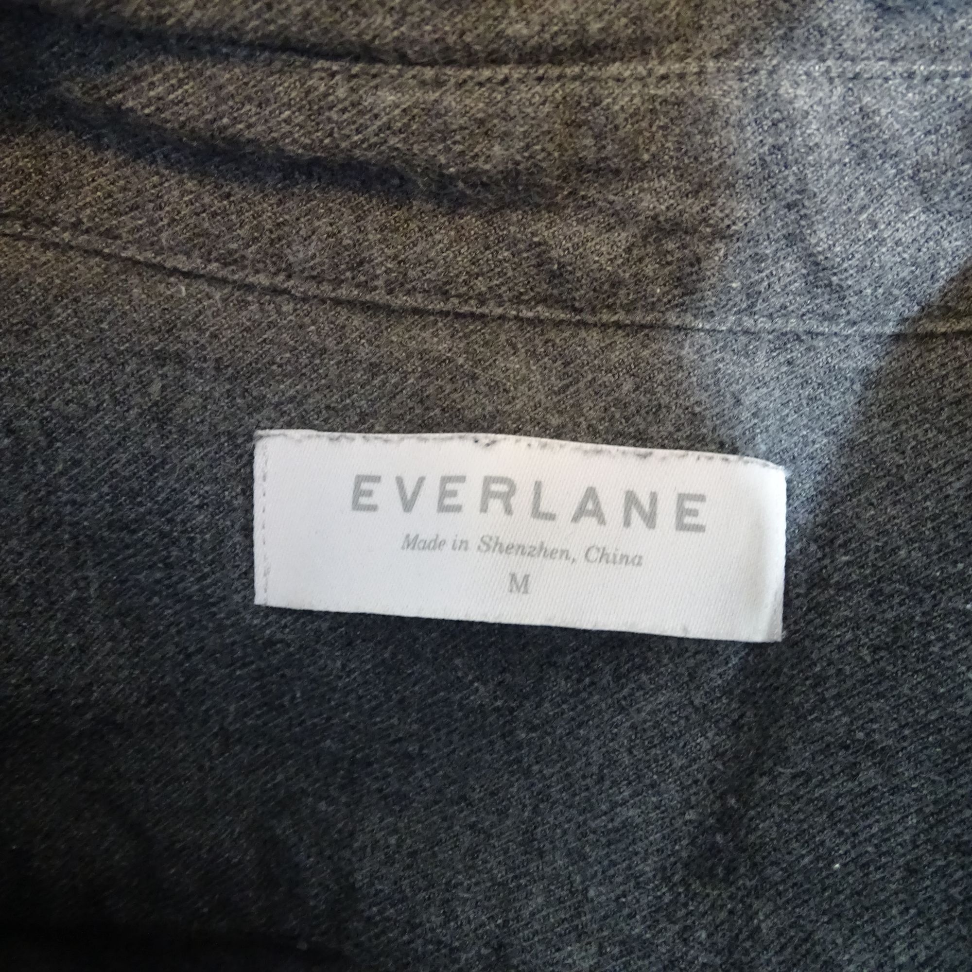 Everlane Everlane Men Button Down Flannel Shirt Size M Dark Gray Cott Size US M / EU 48-50 / 2 - 6 Thumbnail
