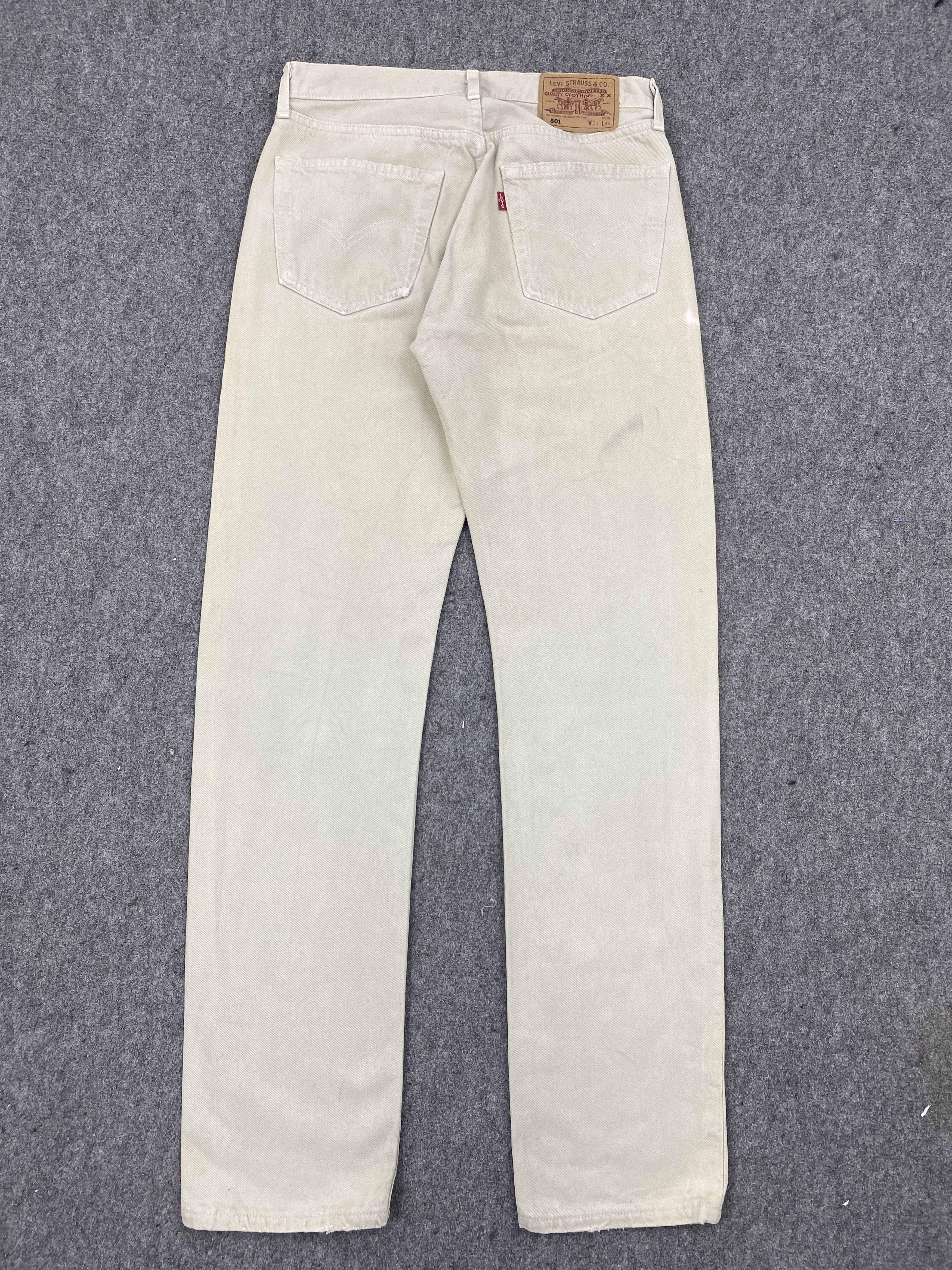 Levi's Vintage 90s Levis 501 Light Wash Jeans DP2752 Size US 30 / EU 46 - 3 Thumbnail