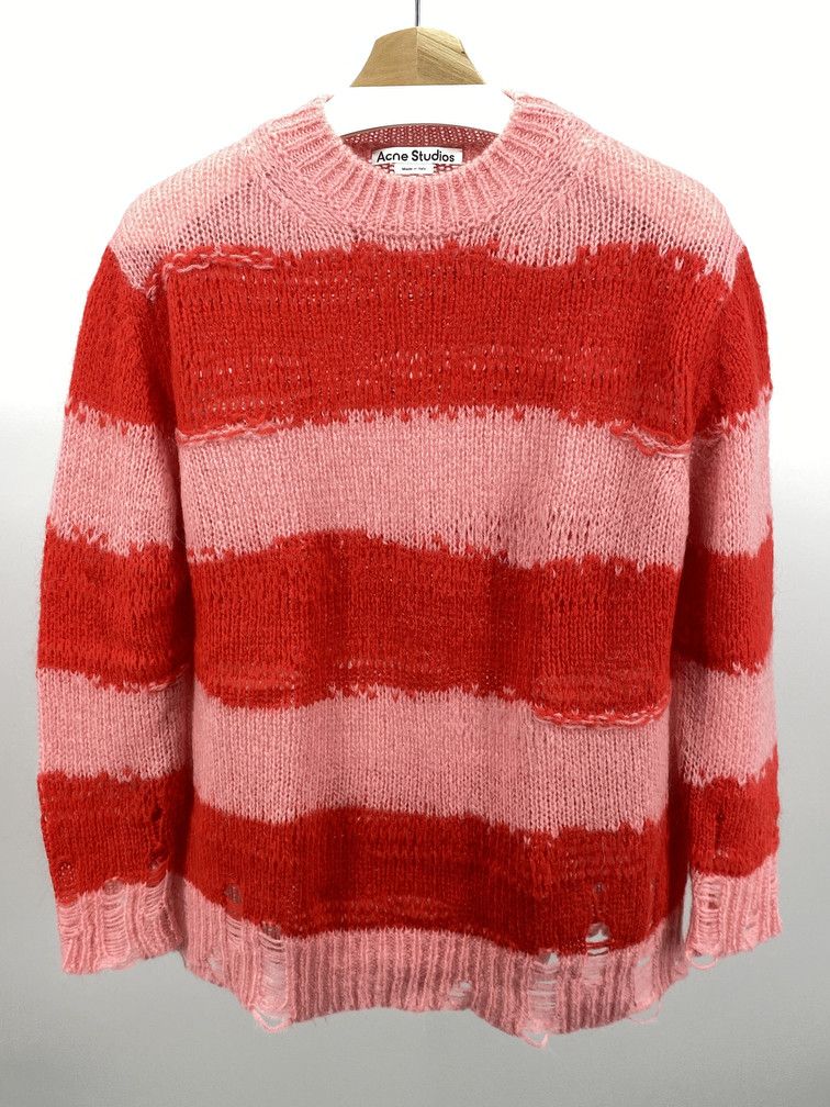Acne Studios Mohair Distressed Grunge Kurt Cobain Size US S / EU 44-46 / 1 - 1 Thumbnail