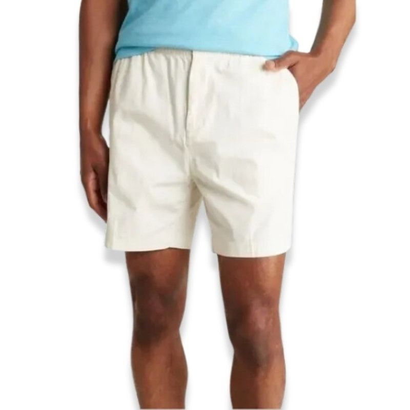 Other Abound Shorts Flat Front Design Elastic Waist Cream XL NWT Size US 40 / EU 56 - 1 Thumbnail