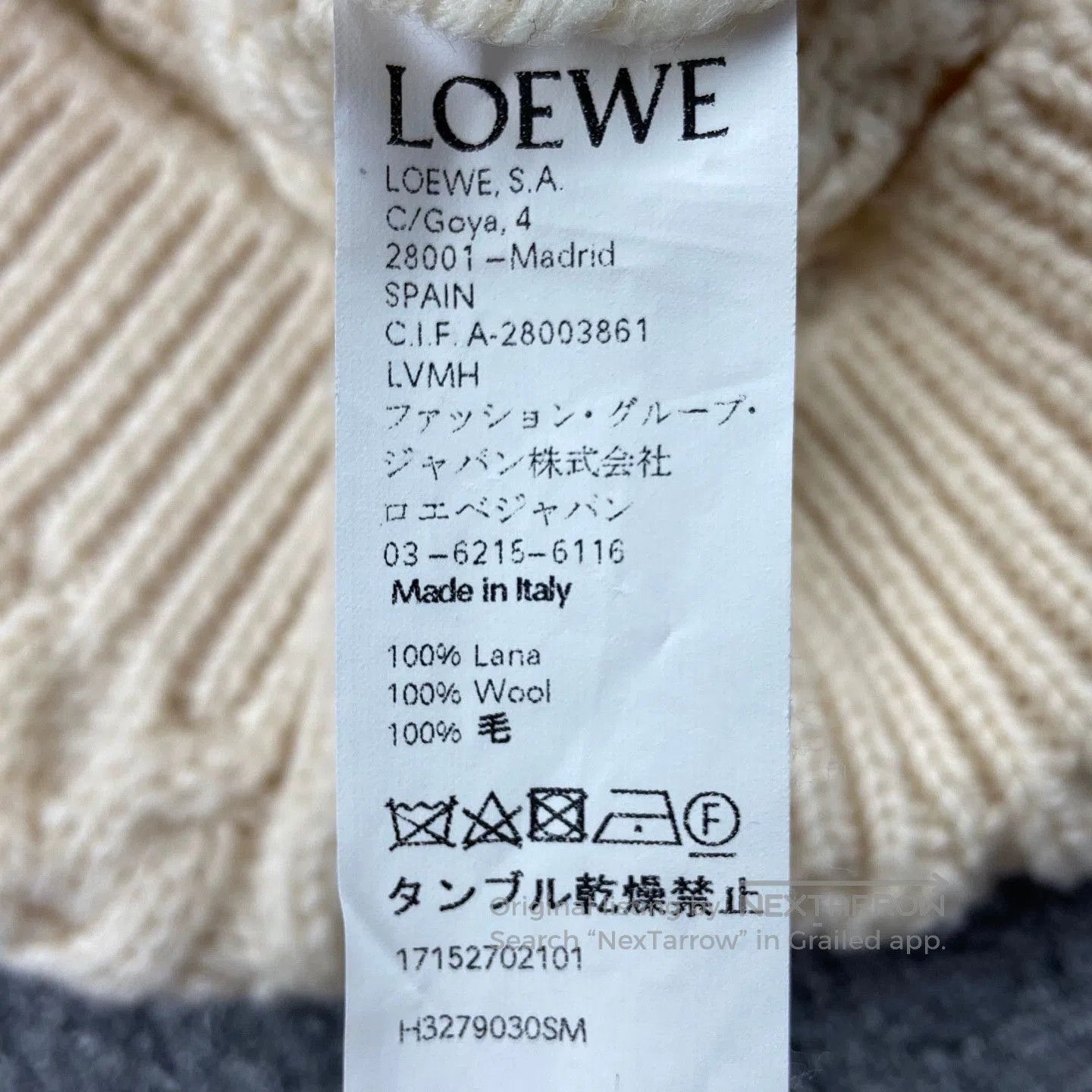 Loewe Loewe Cable Knit Logo Sweater. Size US S / EU 44-46 / 1 - 5 Thumbnail