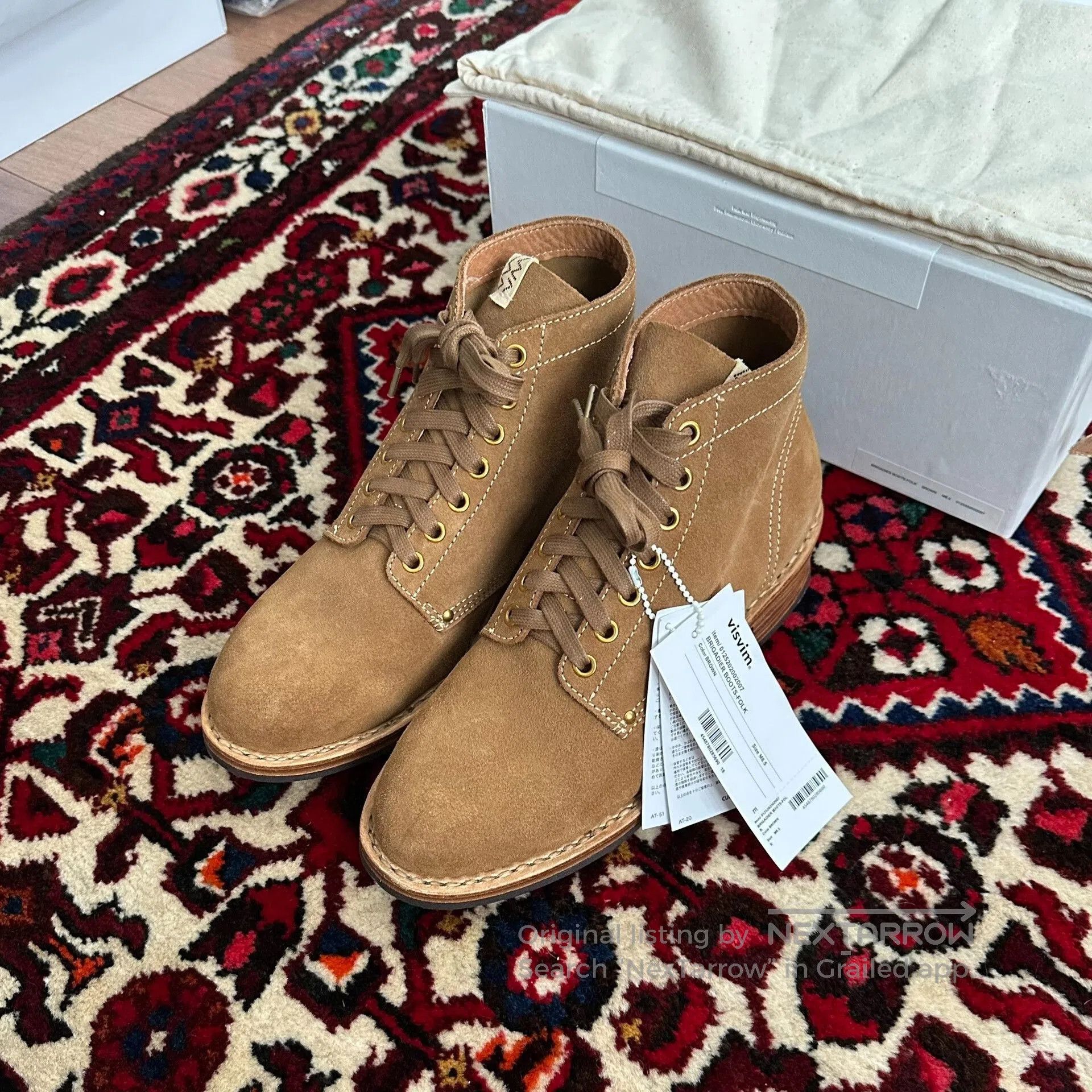 Visvim visvim Brigadier Boots in Beige. Size US 8.5 / EU 41-42 - 2 Thumbnail