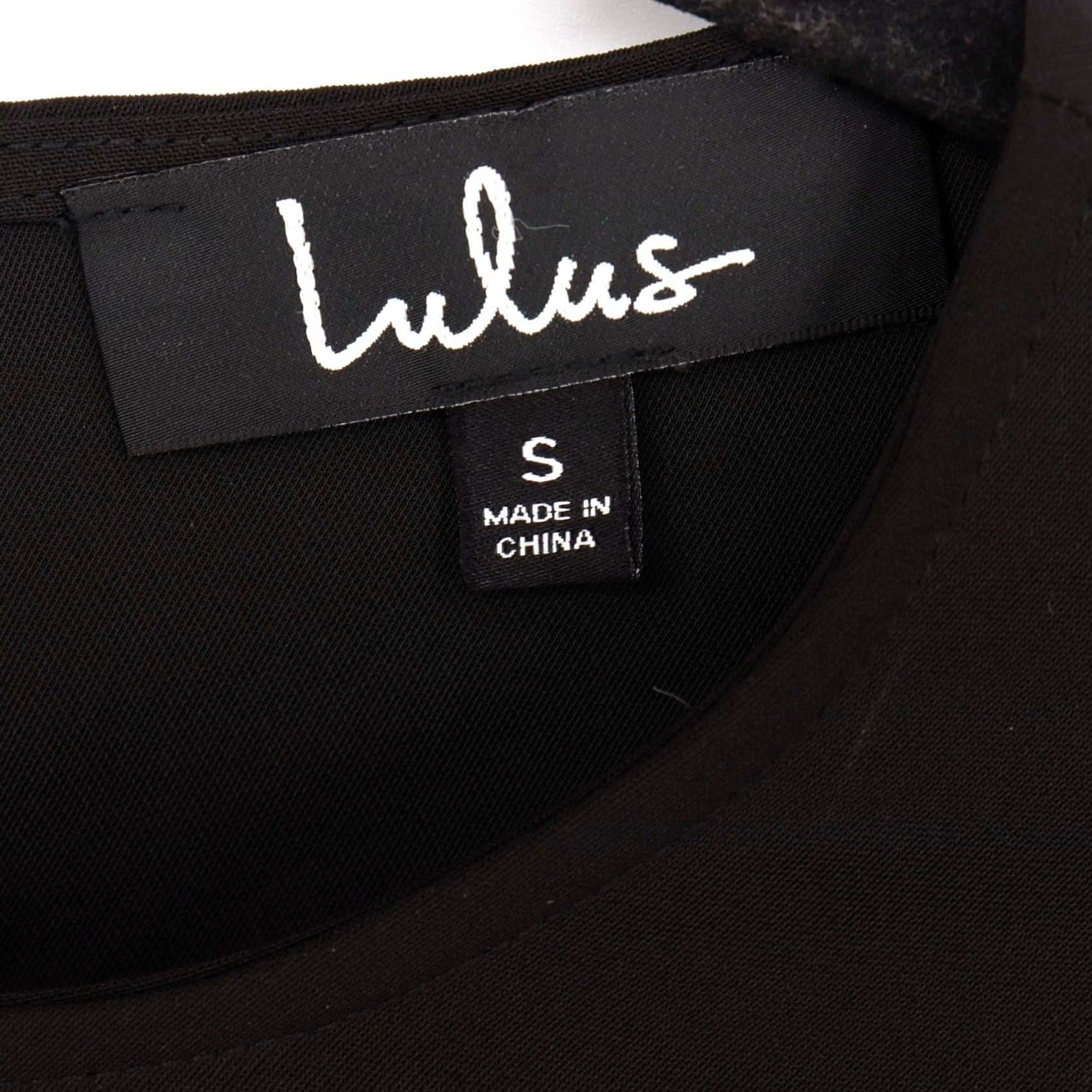 Lulus Lulus Follow Me Black Long Sleeve Mini Dress Women's S NWT Size S / US 4 / IT 40 - 5 Thumbnail