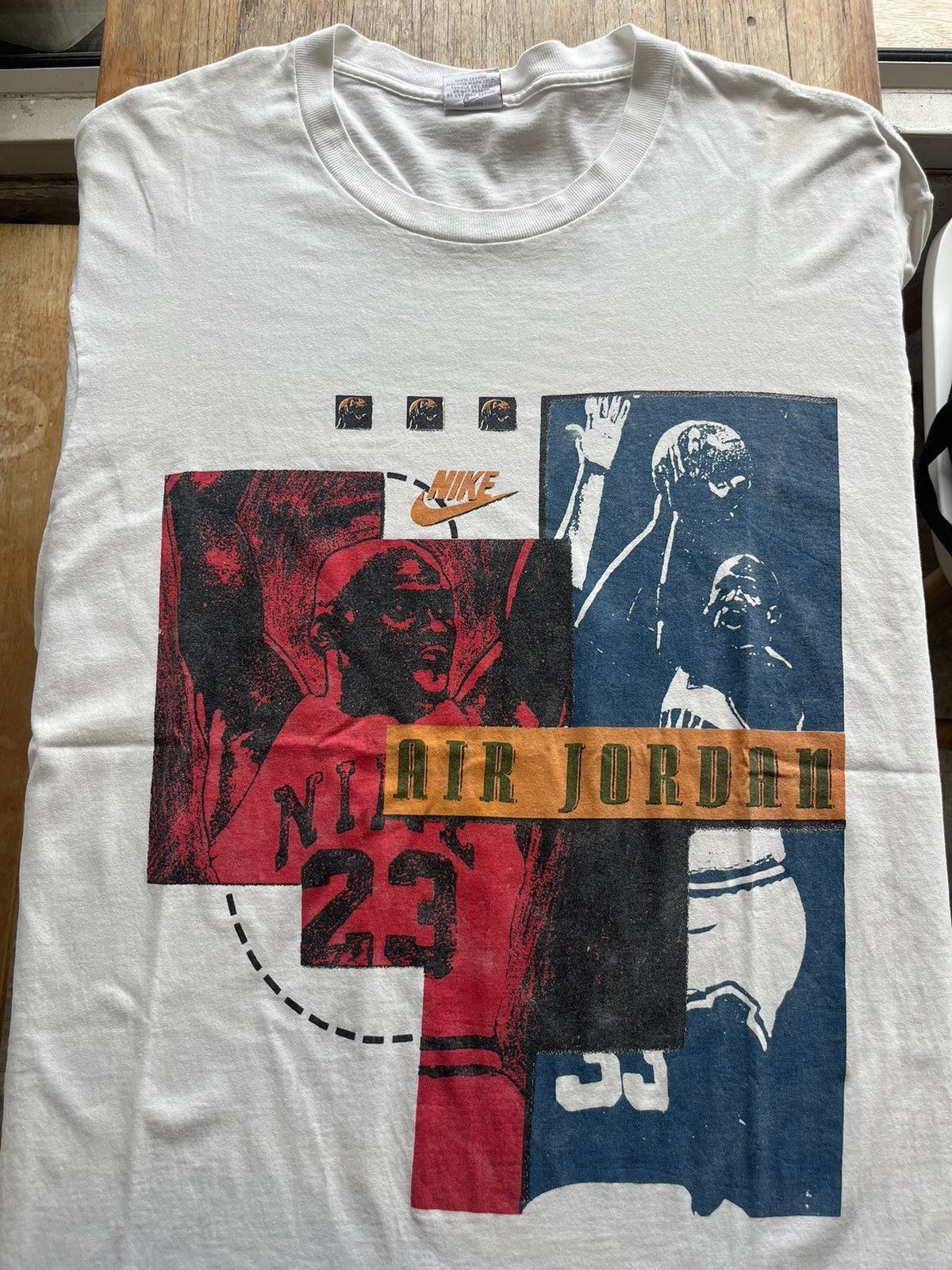 Jordan Brand Vintage NIKE AIR JORDAN 90’s Tshirt Size US XL / EU 56 / 4 - 3 Thumbnail