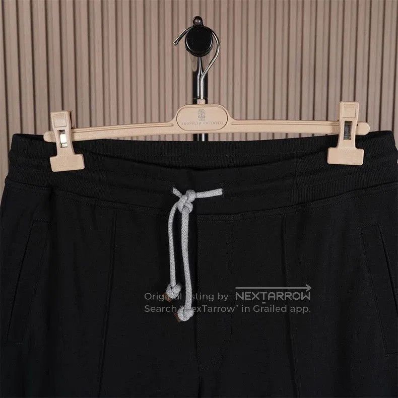 Brunello Cucinelli Brunello Cucinelli Men's Black Sweatpants. Size US 42 / EU 58 - 3 Thumbnail