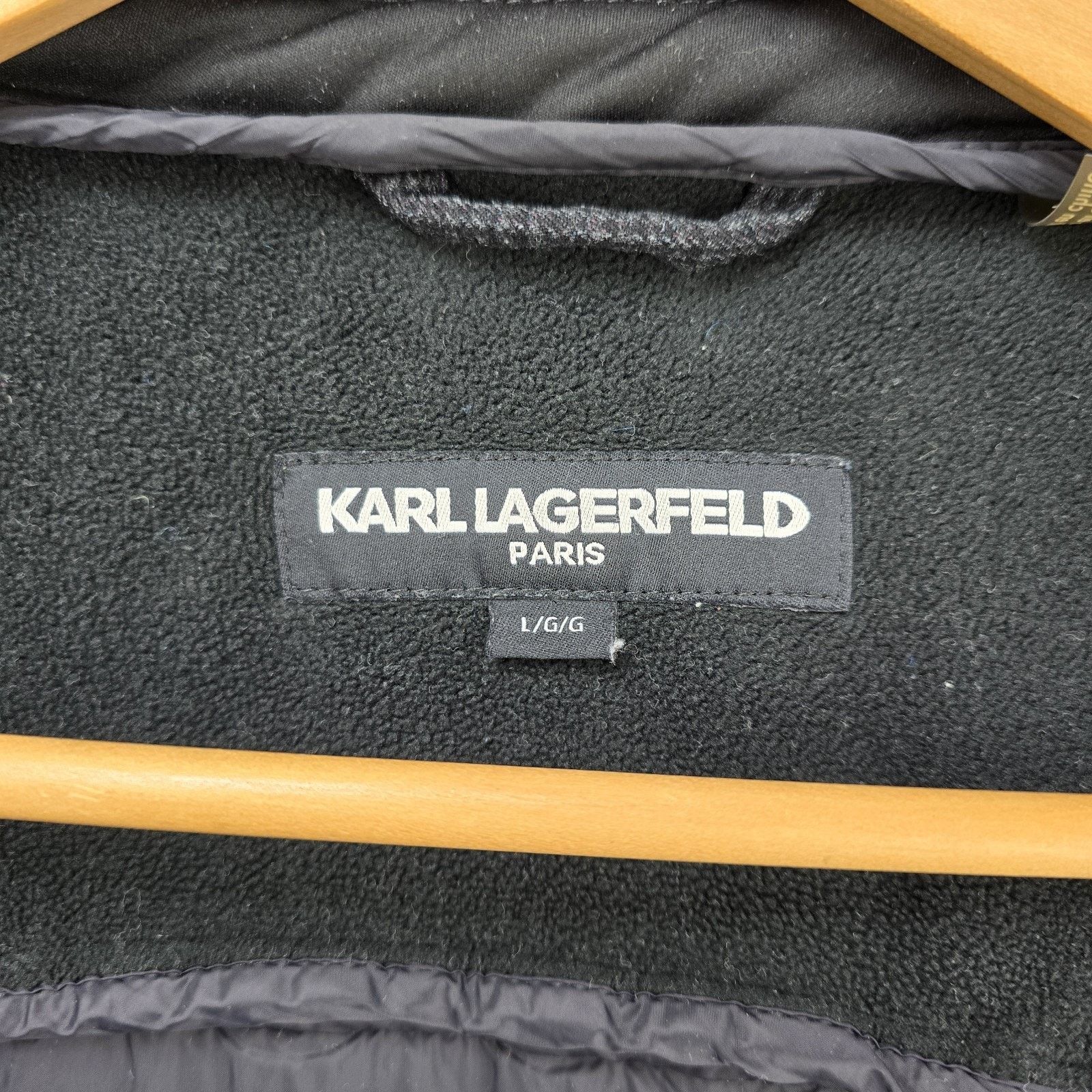 Other Karl Lagerfeld Paris Quilted Full Zip Jacket Medium-Large Size US L / EU 52-54 / 3 - 7 Thumbnail