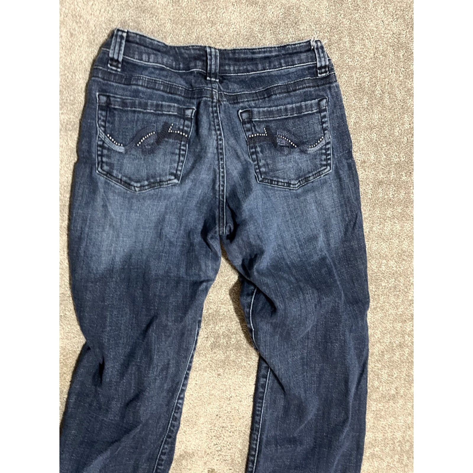 Lee Lee Jeans Women 26 Blue Denim Bootcut Slender Secret Low Rise 26x27 Slim Classic 5-Pocket Denim Jeans Size 26" / US 2 / IT 38 - 4 Thumbnail