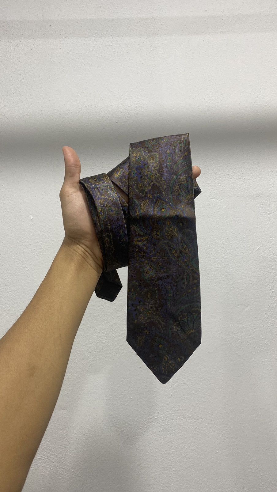 Lanvin Paisley Neck Tie