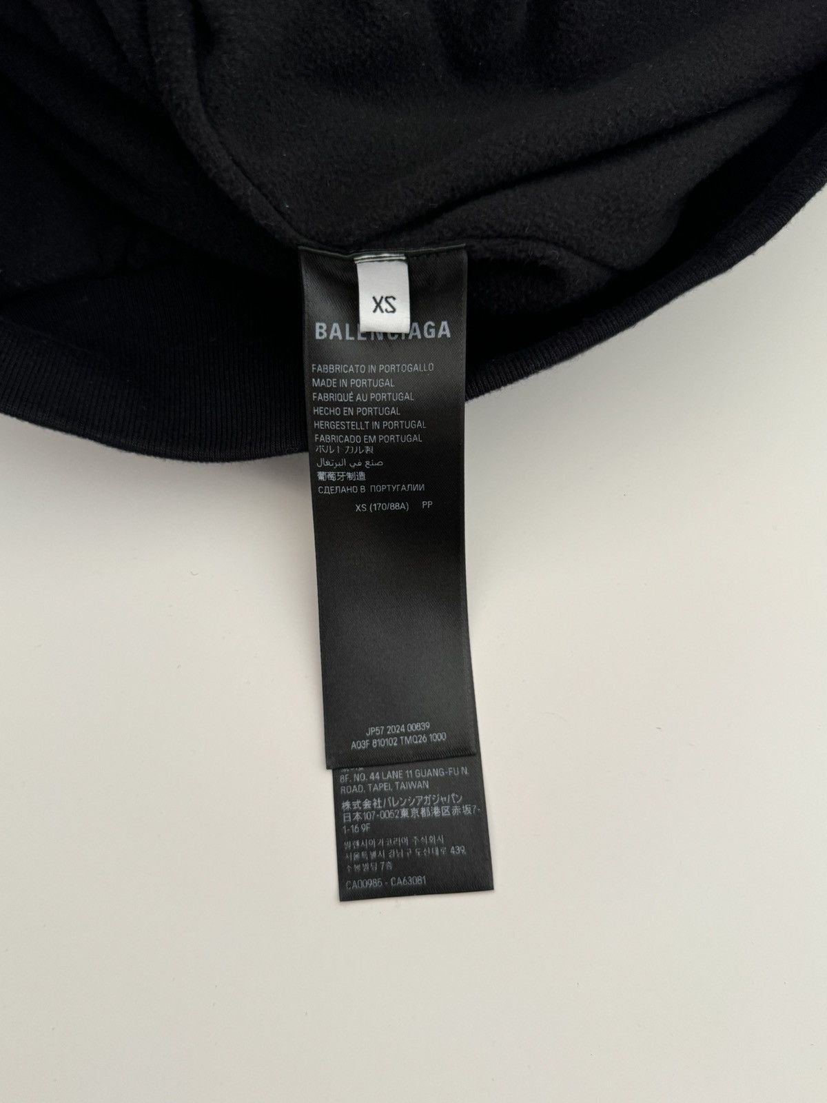 Balenciaga Balenciaga Oversized Fleece Hoodie Size US XS / EU 42 / 0 - 9 Thumbnail