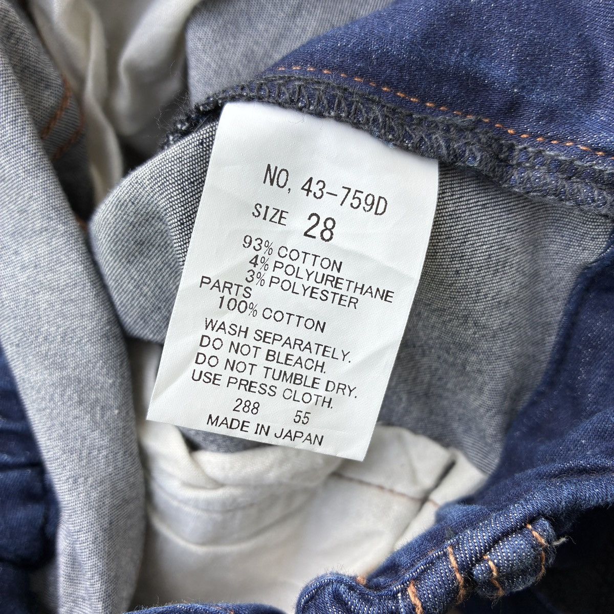 Spellbound Spellbound Made in Japan Indigo Denim Slim Tapered Jeans Size US 28 / EU 44 - 4 Thumbnail