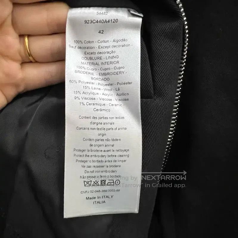 Dior Dior Black Cotton Bomber Jacket for Men . Size US M / EU 48-50 / 2 - 4 Thumbnail