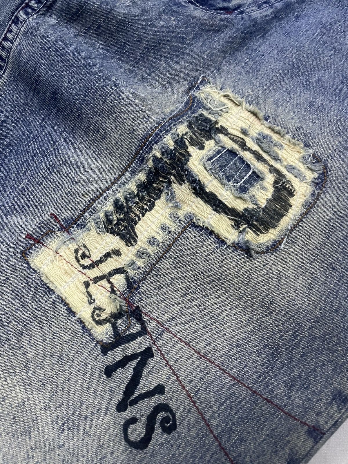 JNCO × Southpole Y2K Paco Baggy Massive Deconstructed Rap Hip Hop Jeans Denim Size US 30 / EU 46 - 6 Thumbnail