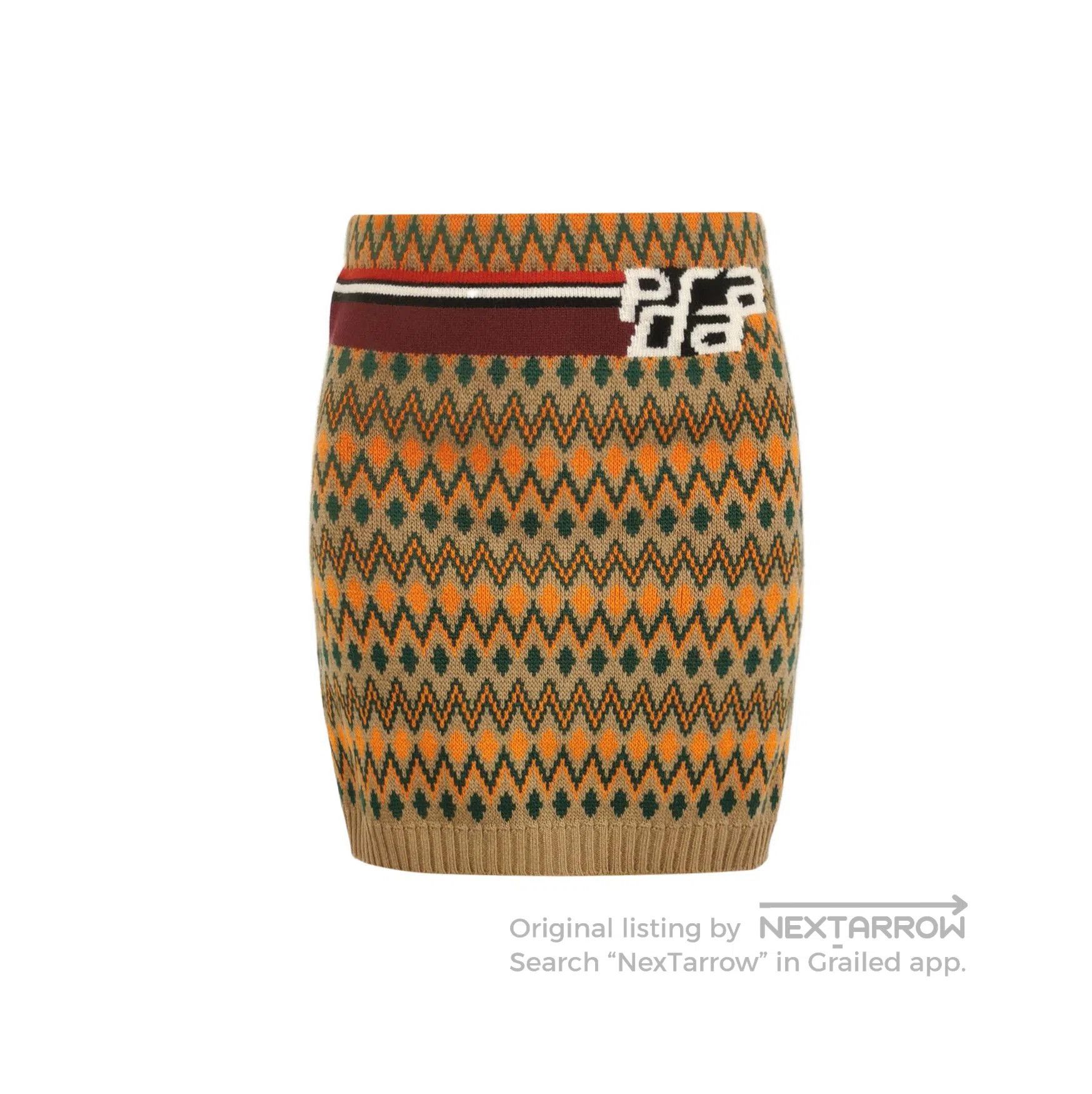 Prada Prada Colorful Knit Mini Skirt in Size 38 . Size 37" - 1 Thumbnail