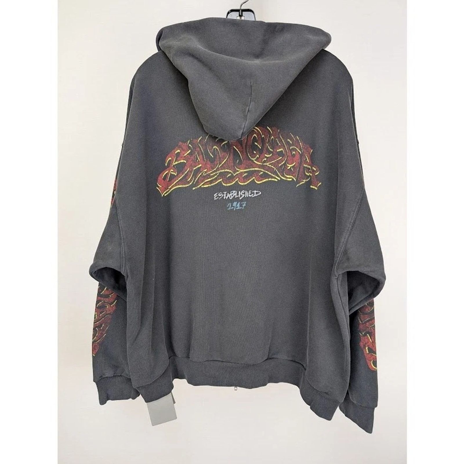 Balenciaga o1rshd1 Offshore Hoodie in Black Size US M / EU 48-50 / 2 - 10 Thumbnail
