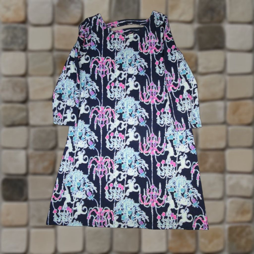 Lilly Pulitzer Lilly Pulitzer Dress Womens Small Blue Pink Size S / US 4 / IT 40 - 1 Thumbnail
