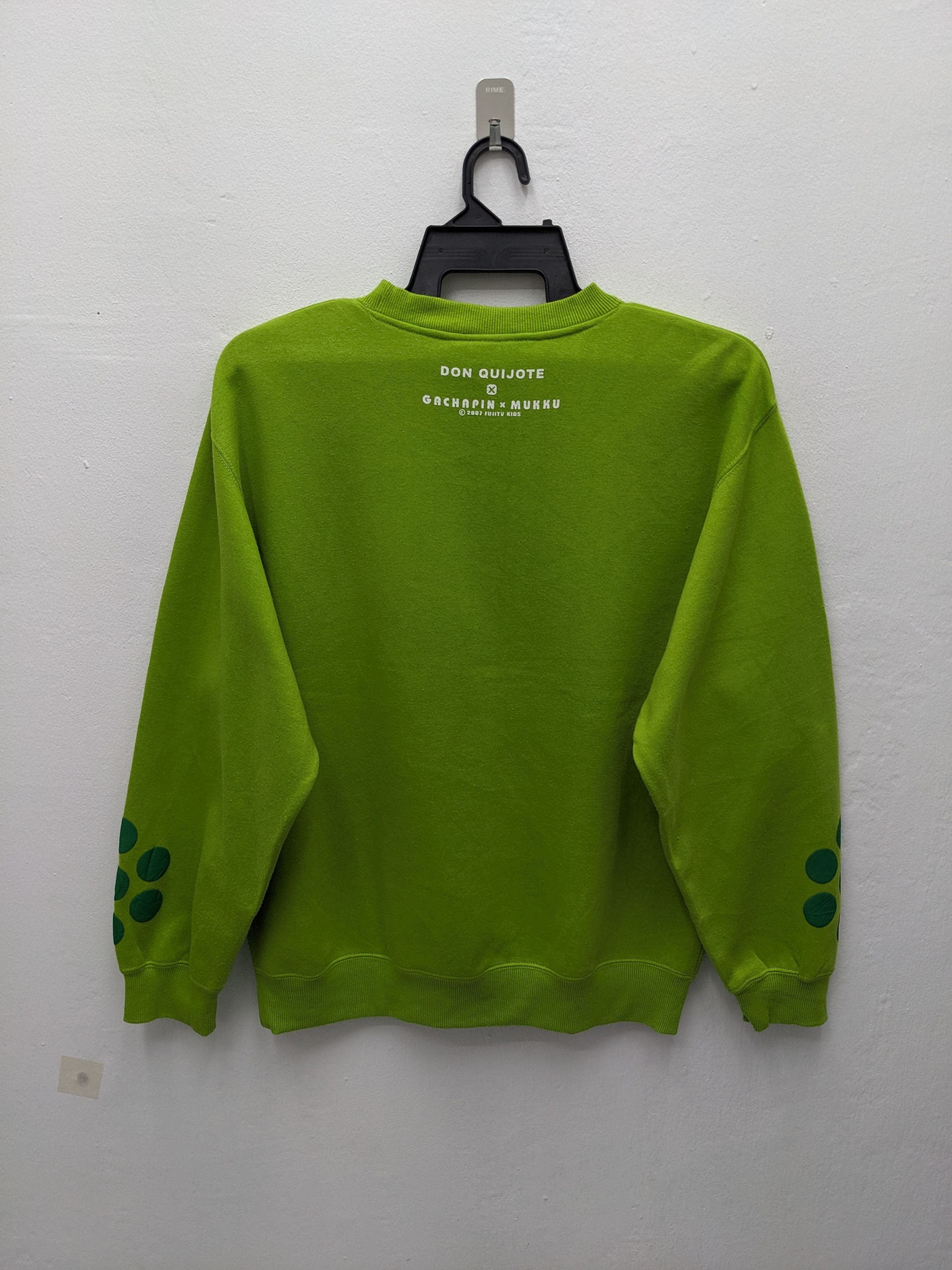 Japanese Brand Don Quijote x Gachapin × Mukku 2007 Character Sweatshirt Size US L / EU 52-54 / 3 - 7 Thumbnail